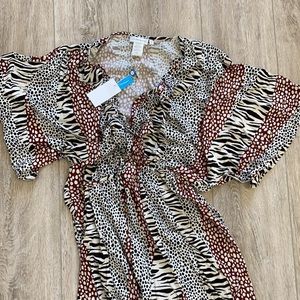 BRAND NEW Animal Print Jumpsuit